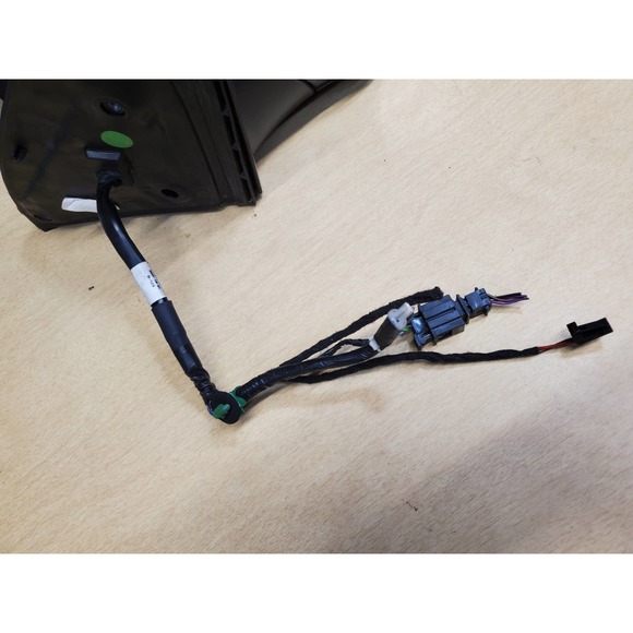 2007-2009 Audi Q7 Passenger Right RH Side Mirror Blue CLIPPED WIRES PARTS REPAIR - Picture 8 of 9